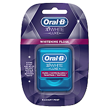 Зубна нитка - Oral-B 3D White Luxe Floss — фото N1
