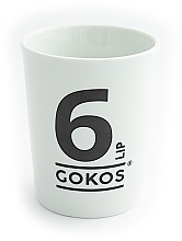 Парфумерія, косметика Склянка-підставка для пензлів і олівців "6 Lip" - Gokos Cup Numbers
