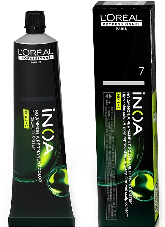 УЦЕНКА Краска для волос без аммиака - L'Oreal Professionnel Inoa No Ammonia Permanent Color Mix 1+1 * — фото N2