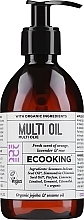 Парфумерія, косметика Багатофункціональна органічна олія з ароматом апельсина, лаванди та троянди - Ecooking Multi Oil