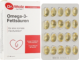 Парфумерія, косметика Омега-3 жирні кислоти 300 мг - Dr.Wolz Omega-3