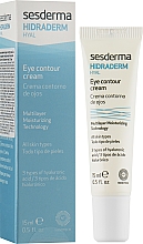 Розгладжувальний крем для шкіри навколо очей - SesDerma Laboratories Hidraderm Hyal Eye Contour Cream — фото N2