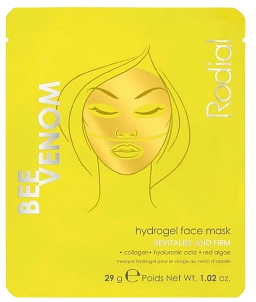 Гідрогелева маска для обличчя - Rodial Bee Venom Hydrogel Face Mask — фото N1