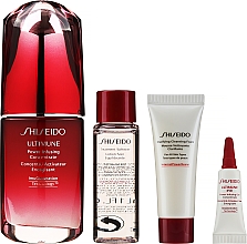 Набір   - Shiseido Ultimune Power Infusing Concentrate Lote (f/conc/50ml + eye/conc/3ml + softner/30ml + foam/15ml) — фото N2