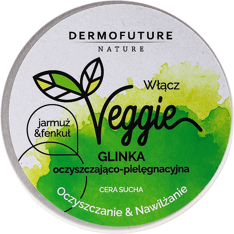 Паста для обличчя очищувальна - DermoFuture Veggie Kale & fennel Pasta — фото N1