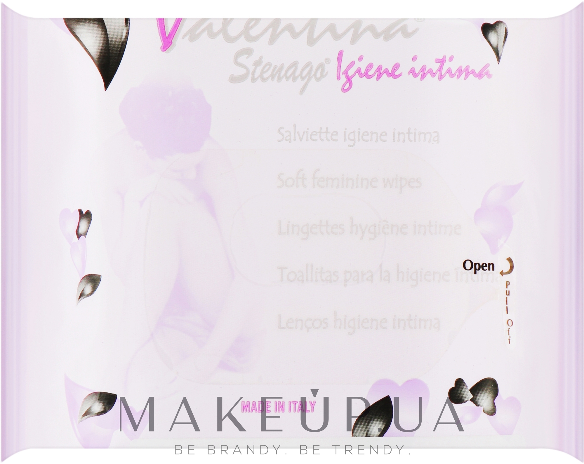 Вологі серветки для інтимної гігієни - Sts Cosmetics Valentina Stenaga — фото 20шт