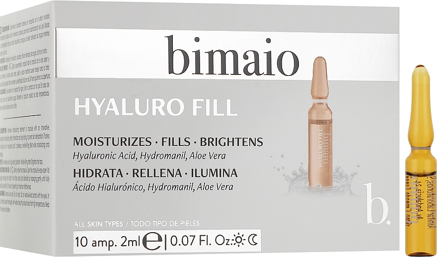 ПОДАРУНОК! Ампули "Hyaluro Fill" для обличчя - Bimaio — фото N1