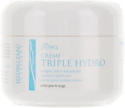 Крем для обличчя з колагеном та активним зволожувальним фактором - La Grace Triple Hydra Cream — фото N2