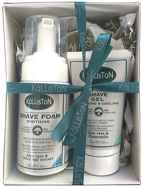 Набір - Kalliston Gift Box (sh/foam/100ml + after/shave/gel/75ml) — фото N1