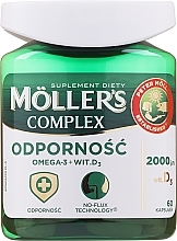 Духи, Парфюмерия, косметика Пищевая добавка "Complex Omega-3 + D3" - Mollers
