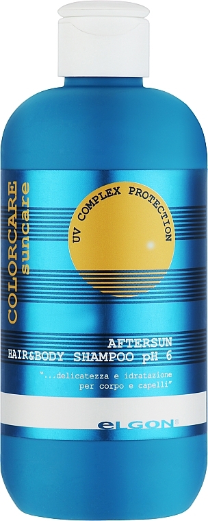 Шампунь для тіла та волосся - Elgon Сolorcare Suncare Hair&Body Shampoo — фото N1