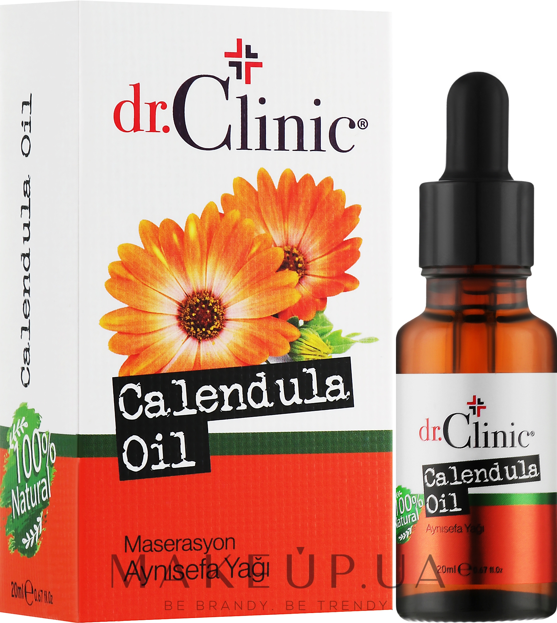 Олія календули - Dr. Clinic Calendula Oil — фото 20ml