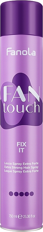 Лак для волосся екстрасильної фіксації - Fanola Fantouch Fix It Extra Strong Hair Spray — фото N1