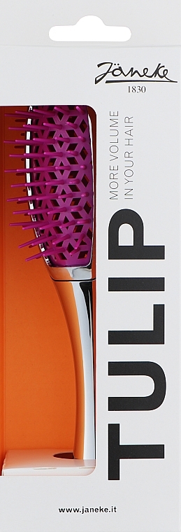 Щетка для укладки волос - Janeke Brush SP503 CRT Fuchsia — фото N2