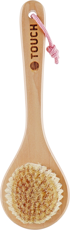 Щетка деревянная с кактусовой щетиной для сухого массажа - Touch