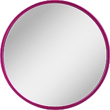 Дзеркало кругле, кишенькове, малинове - Inter-Vion — фото N1