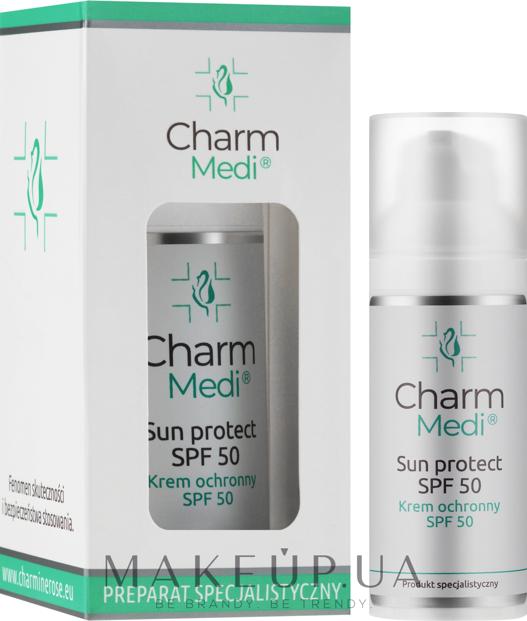 Сонцезахисний крем для обличчя - Charmine Rose Charm Medi Sun Protect SPF50 — фото 50ml