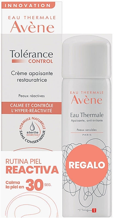 Набір - Avene Tolerance Control (f/cr/40ml + a/termal/50ml) — фото N1