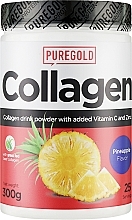 Колаген з вітаміном С і цинком, ананас - PureGold Collagen Marha — фото N1