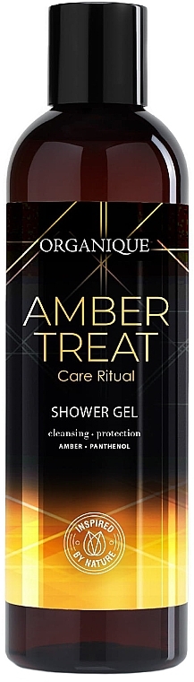 Гель для душу - Organique Amber Treat Sugar Shower Gel — фото N1
