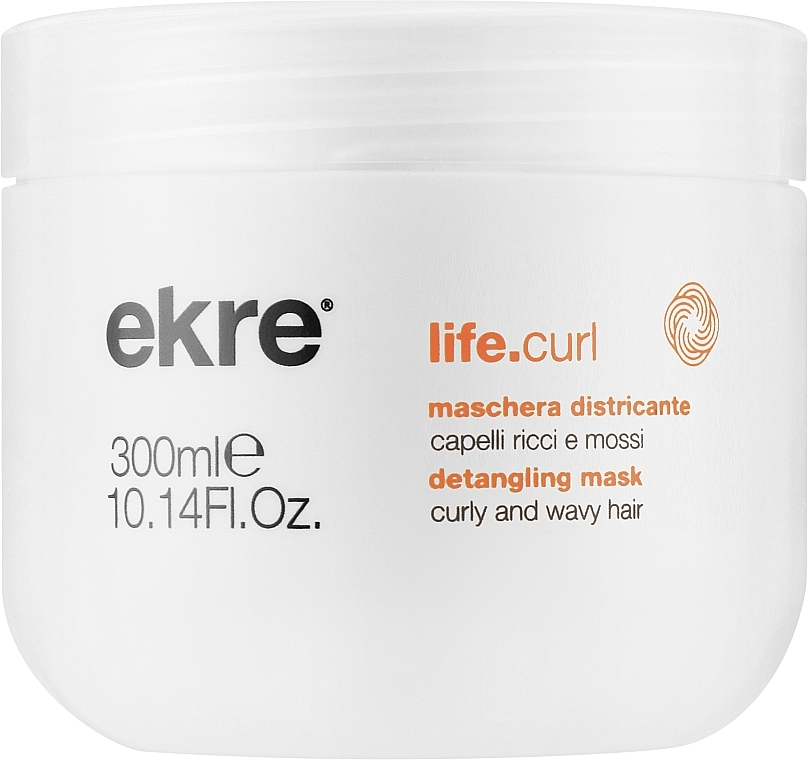 Маска для кучерявого та хвилястого волосся - Ekre Life.Curl Detangling Curly & Wavy Hair Mask — фото N1