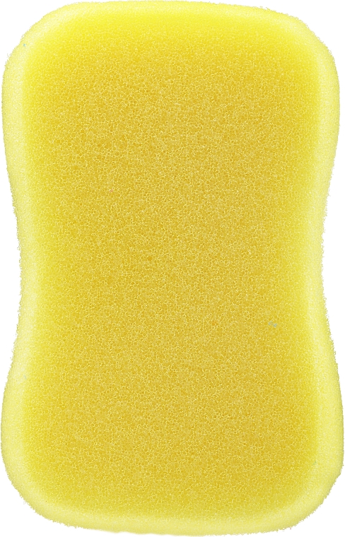 Губка для ванны прямоугольная, желтая - Ewimark — фото N1