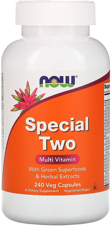 Мультивітаміни, 240 капсул - Now Foods Special Two Multi Vitamin — фото N1