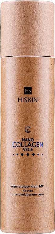 Відновлювальний нічний крем з рослинним наноколагеном - HiSkin Nanocollagen Vege — фото N2