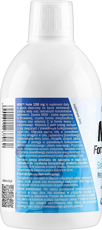 Харчова добавка "МСМ Форте", 1000 мг  - Pharmovit MSM Fotre 1000 Mg — фото N2