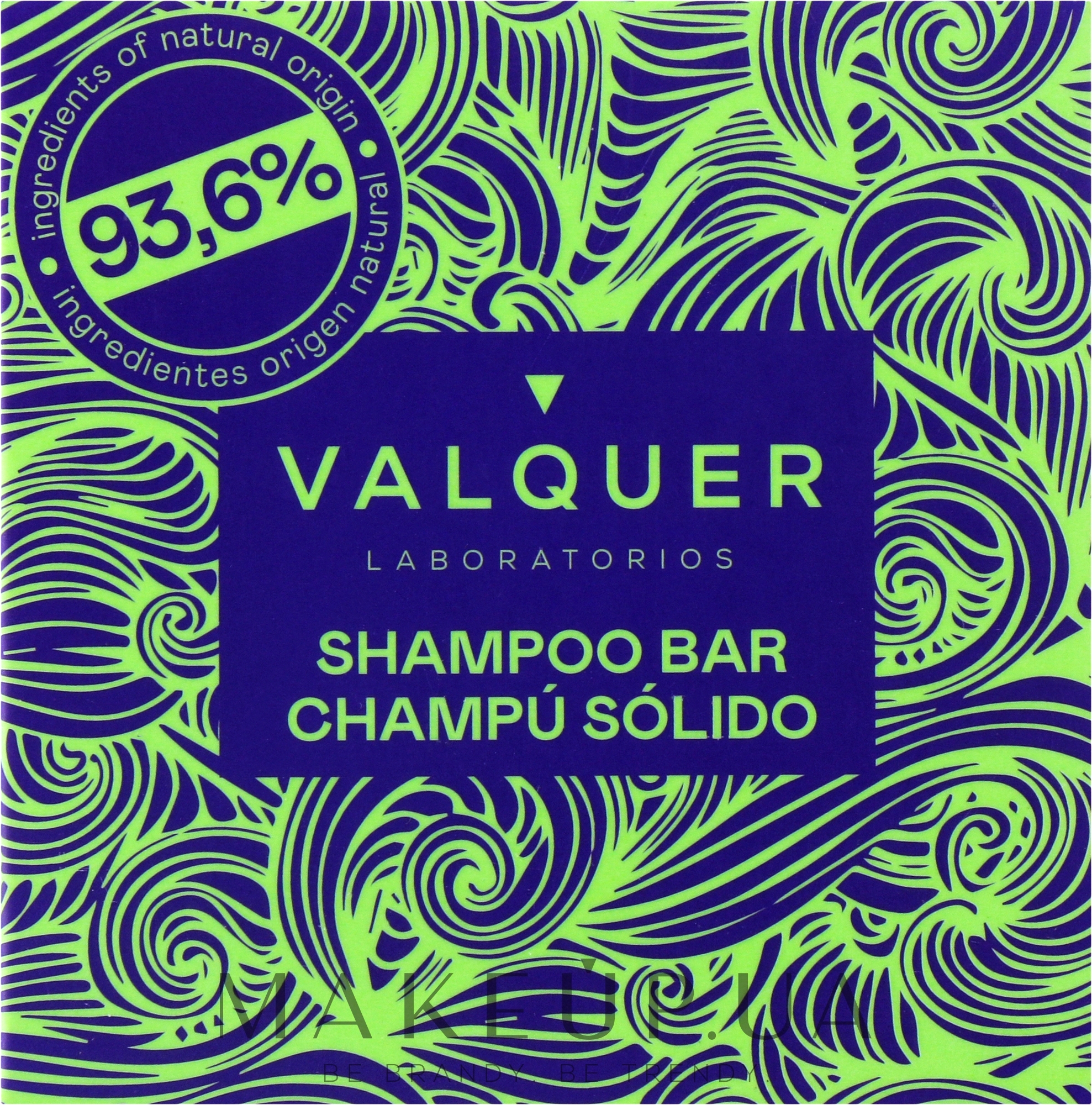 Твердий шампунь "Журавлина та авокадо" - Valquer Solid Shampoo Luxe Cranberry & Avocado Extract — фото 50g
