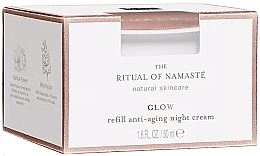 Антивозрастной ночной крем для лица - Rituals The Ritual Of Namaste Glow Anti-Aging Night Cream Refill (сменный блок) — фото N2