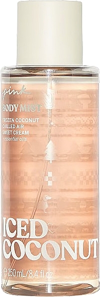 Парфумований спрей для тіла - Victoria's Secret Pink Iced Coconut Body Mist — фото N1
