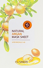 Парфумерія, косметика Маска тканинна для обличчя - The Saem Natural Argan Mask Sheet