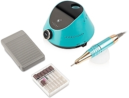 Фрезер для маникюра и педикюра, бирюзовый - Bucos Nail Drill X2 Pro Tiffany — фото N5