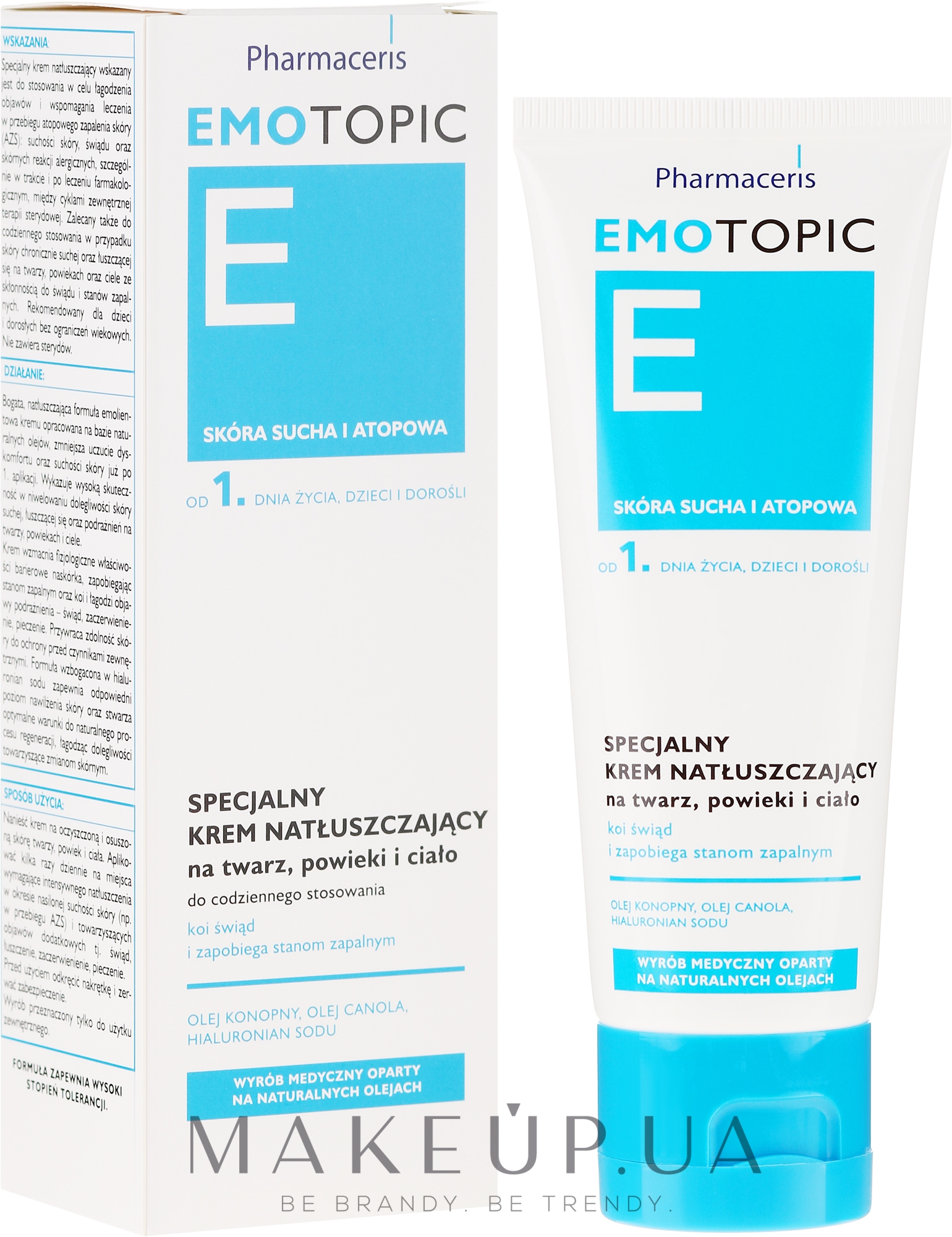 Специальный крем для лица и тела - Pharmaceris E Emotopic Special Cream — фото 75ml