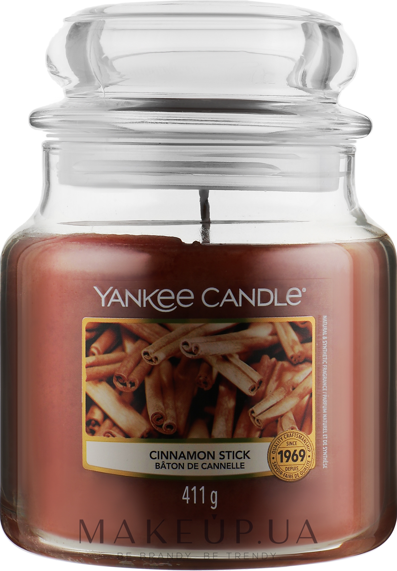 Ароматическая свеча "Палочки корицы" в банке - Yankee Candle Cinnamon Stick — фото 411g