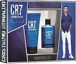 Духи, Парфюмерия, косметика Cristiano Ronaldo CR7 Play It Cool - Набор (edt/50 ml + sh/gel/150 ml)
