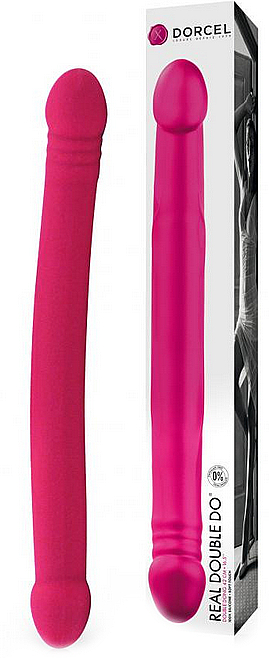 Двухсторонний стимулятор, розовый - Marc Dorcel Real Double Do — фото N1
