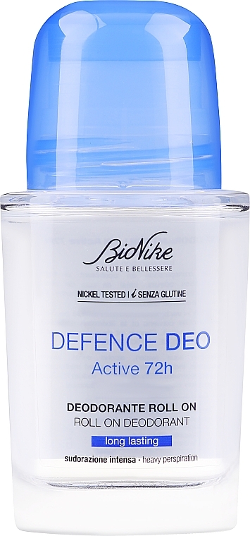 Шариковый дезодорант "Active 72H" - BioNike Defence Deo Active 72H Sweat Control — фото N1