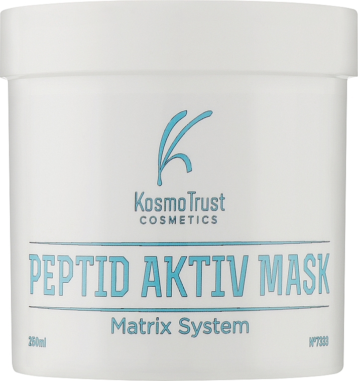 Пептидна освітлювальна маска від куперозу для відновлення шкіри - KosmoTrust Cosmetics Peptid Aktiv Mask — фото N1