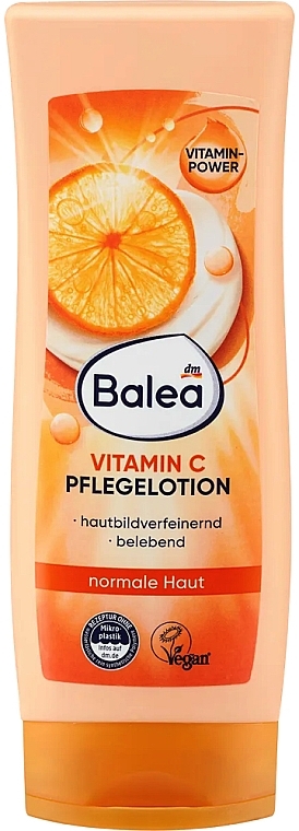 Живильний лосьйон для тіла з вітаміном С для нормальної шкіри - Balea Vitamin C Pflegelotion — фото N1