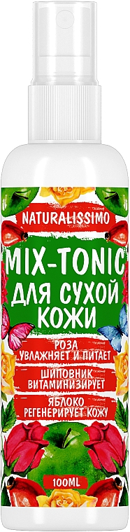 Мікс-тонік для сухої шкіри обличчя й тіла - Naturalissimo Mix-Tonic
