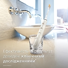 Электрическая звуковая зубная щетка с приложением, белая - Philips Sonicare DiamondClean Smart HX9911/19 — фото N4