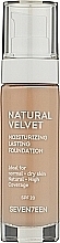 УЦІНКА Тональний крем - Seventeen Natural Velvet Moisturizing Lasting Foundation * — фото N1