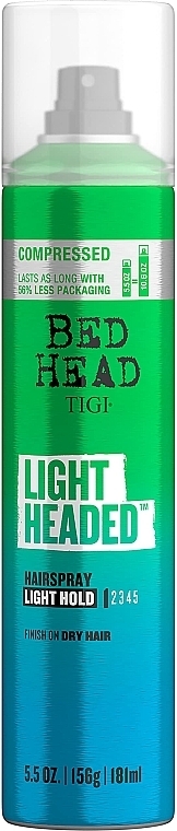 Спрей для волосся легкої фіксації - Tigi Bed Head Light Headed Hairspray Light Hold 1 — фото N1