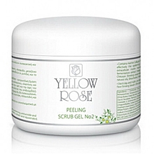 Парфумерія, косметика Ніжний гель-скраб для обличчя - Yellow Rose Peeling Scrub Gel №2 Salon Size