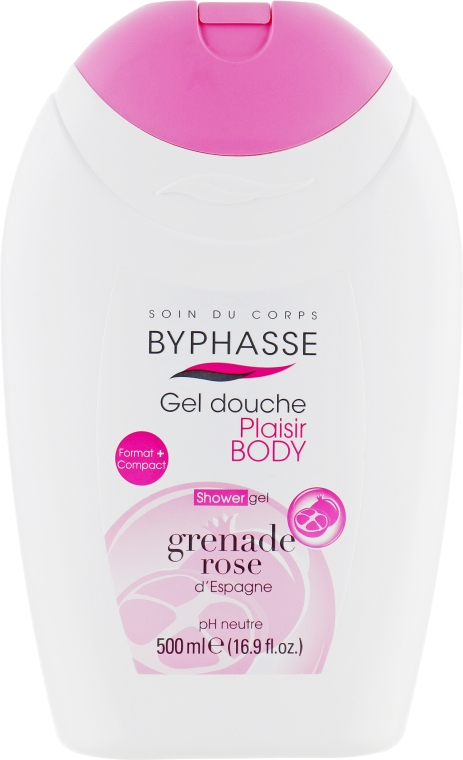Гель для душу - Byphasse Plaisir Shower Gel Pink Pomegranate — фото N1