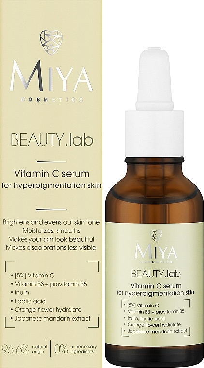 Miya Cosmetics Beauty Lab Serum With Vitamin C - Miya Cosmetics Beauty Lab Serum With Vitamin C — фото N2