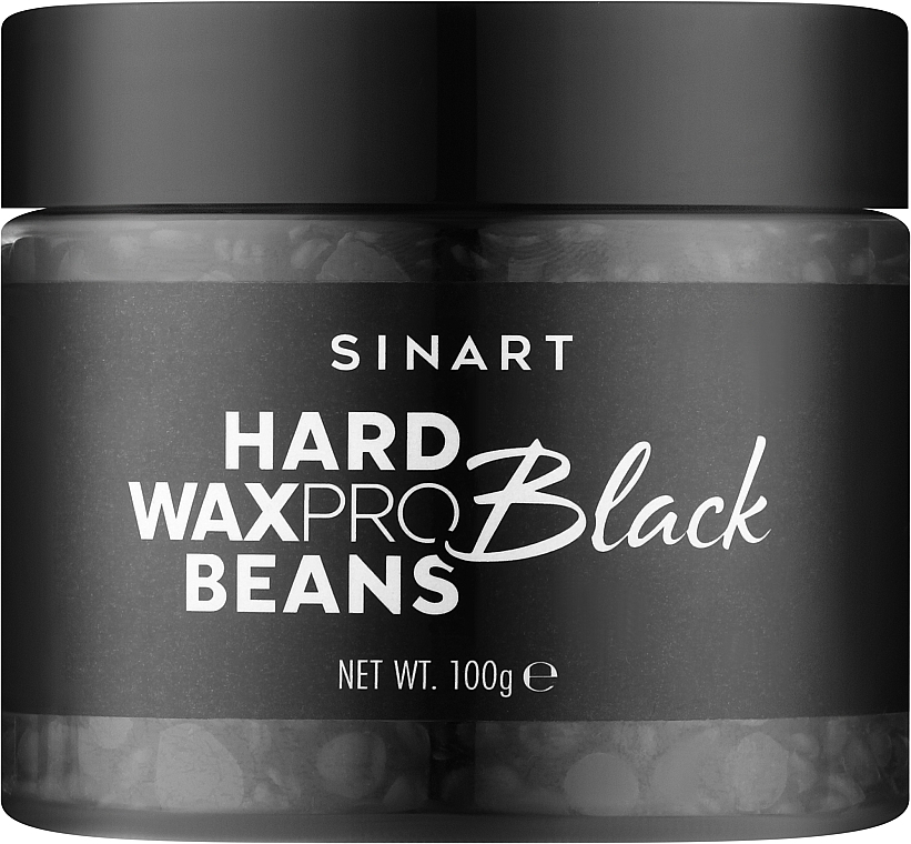 Воск для депиляции в гранулах "Черный" - Sinart Hard Wax Pro Beans Black — фото N1