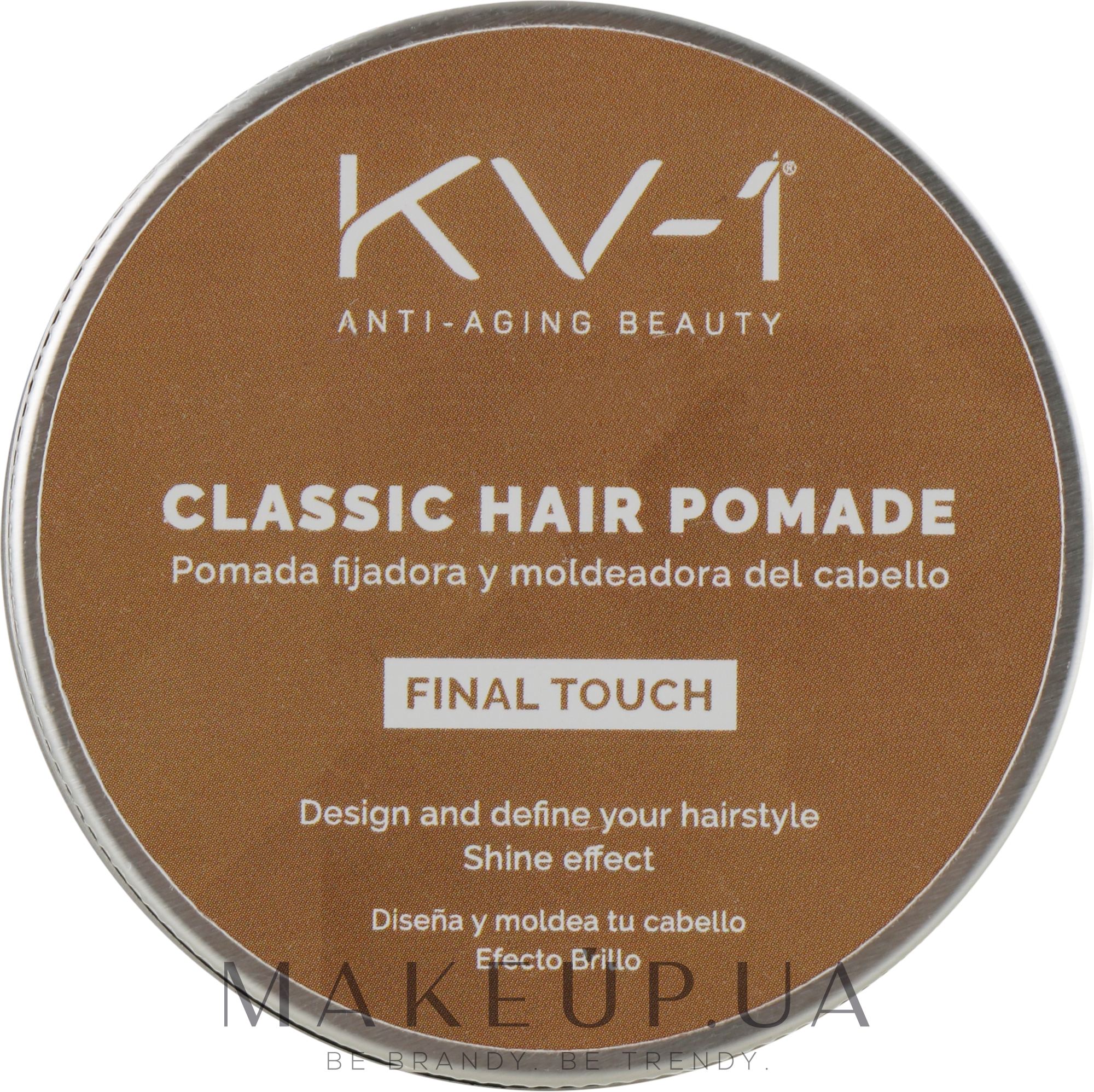 Классическая помада для волос с эффектом блеска - KV-1 Final Touch Classic Hair Pomade — фото 50ml